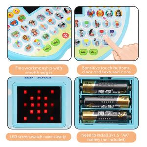 Ordinateur portable éducatif intelligent pour enfants Zhorya avec écran LED, jouet pour enfants, machine d'apprentissage de l'anglais - Product Image 4