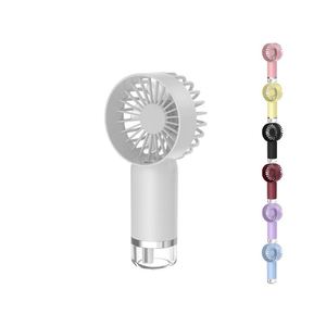 Mini Air Mist Spray Cooler Fan USB Rechargeable Portable Hand Cooling <b>Humidifier</b> Fan with Water Tank - Product Image 3