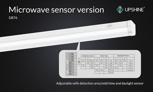 Barre lumineuse LED à montage en surface UPSHINE, IK08, 600/1200/1500 mm - Product Image 6