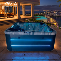 Bain à remous extérieur à prix de gros, spa jacuzzi massant Balboa pour 5 personnes, baignoires et spas à remous