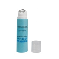 Tube en plastique avec des billes en acier inoxydable, masseur vibrant pour l'emballage cosmétique