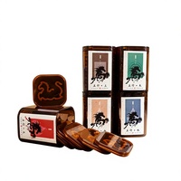 Encens en spirale artisanal aux cinq éléments, non collant, en poudre, parfum médicinal naturel de bois de santal, pour usage domestique intérieur, en comprimés en forme de cheval