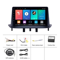 Autoradio Android 9 pouces 2DIN pour Renault Megane 3 Fluence, lecteur multimédia vidéo, GPS, navigation
