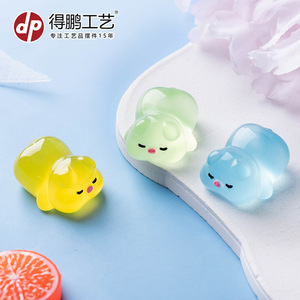 Dp Miniature Cartoon Pig Resin Figurines Lying Down Colorful Decorations For <b>Car</b> Desktop <b>Ornaments</b> - Product Image 3