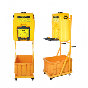 Verzegelbare betrouwbare mobiele oogdouche 14-gallon (53L) ABS kunststof noodoogdouche voor de laboratoriumindustrie - Product Image 4