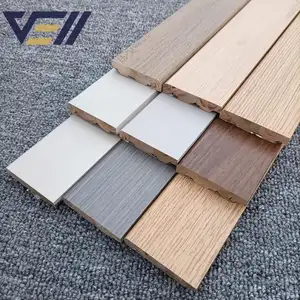 wood wooden plastic foam custom floor skirting roof base solid wood board stair wall trim line