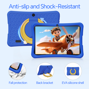 Hcncp 10.1 inch trẻ em Tablet PC pre-cài đặt 6GB + 32GB giáo dục <span class=keywords><strong>App</strong></span> <span class=keywords><strong>Android</strong></span> 15 Allwinner sản xuất Bộ vi xử lý cho bé trai cô gái - Product Image 2