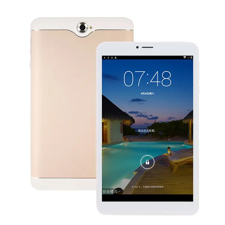 Màn Hình IPS 7 Inch 3G Phablet Hỗ Trợ 4 Băng Tần Gọi Điện Thoại Máy Tính Bảng Sim Kép MTK6582