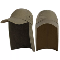 Casquette unisexe de haute qualité avec couverture de cou d'oreille rabat pare-soleil Camping en plein air voyage chapeau de pêche