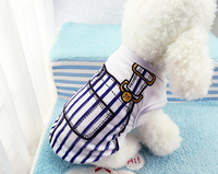 C091 Vente en gros OEM/ODM Vêtements pour chiens écologiques toutes saisons, salopettes imprimées tendance pour animaux de compagnie, logo personnalisé pour chats