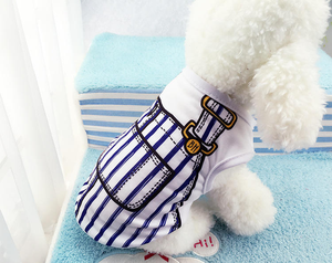 C091 Vente en gros OEM/ODM Vêtements pour chiens écologiques toutes saisons, salopettes imprimées tendance pour animaux de compagnie, logo personnalisé pour chats - Product Image 4