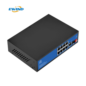 สวิตช์ POE แบบ 8 พอร์ต ความเร็วเต็ม Gigabit ที่จัดการโดย AI Cloud พร้อมพอร์ต Uplink 1 ช่อง 1SFP AI กำลังไฟ 120W รองรับ VLAN ความเร็ว 1000M สำหรับระบบกล้อง IP - Product Image 5