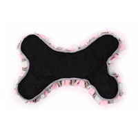 Tapis anti-étouffement en forme d'os pour animaux de compagnie pour l'alimentation du nez interactif pour chiot chaton lapin