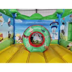 Castillo Inflable con Tobogán para Niños, Diseño de Perro Bombero, Ideal para Fiestas de Cumpleaños - Product Image 4