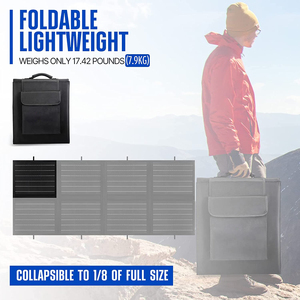 <span class=keywords><strong>Amazon</strong></span> nouvelle tendance imperméable tout noir Perc <span class=keywords><strong>Portable</strong></span> pliable Etfe 200w 250w 300w panneaux solaires pliables flexibles - Product Image 4