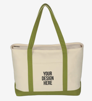 Sacs fourre-tout nautiques en toile de coton épaisse avec logo personnalisé imprimé, cadeaux promotionnels d'entreprise, sacs de plage réutilisables, thème marin