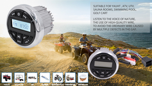 058 6.5 ''không thấm nước đen trắng IP66 Loa biển tính cạnh tranh cao AVT UTV thuyền RV Stereo biển hệ thống - Product Image 6