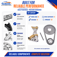 Kit Rantai Penggerak Pompa Oli untuk Audi A4 A6 2.0 TDI dan untuk Volkswagen Passat BPW BLB BRE 5PCS 03G115230 Suku Cadang Perbaikan Mesin