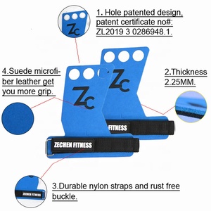 Gymnastic Grip <strong>Suppliers</strong> Gym Leather Palm Grip Fitness Gloves Wholesale Workout Crossfit Hand Grips Gloves - Product Image 4