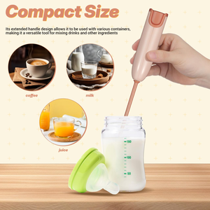 เครื่องตีฟองนมมัทฉะแบบมือถือ ใช้แบตเตอรี่ สำหรับกาแฟ ไข่ และมัทฉะ - Product Image 5