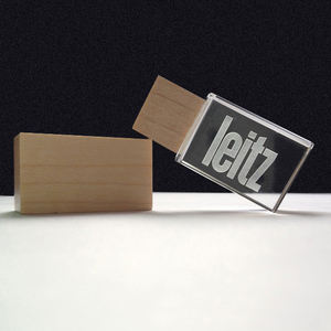 Memoria USB al por Mayor de 2GB 4GB 8GB, Memoria USB de Madera y Cristal, Unidad Flash USB de Madera, Memoria USB de Cristal - Product Image 3