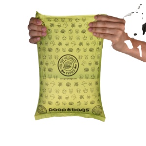 Custom Printed Pet Poop Bio Degradable Corn Starch <b>Compost</b> Waste <b>Bag</b> Set Biodegradable Compostable <b>Bags</b> for Dog - Product Image 2