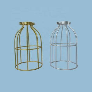 Retro Industrial Iron Lamp Cage Pendant Light <strong>Lampshade</strong> <strong>Frame</strong> and Cover with Stylish Vintage Design - Product Image 3