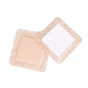 Mejor venta transpirable impermeable Ultra suave borde médico adhesivo espuma de silicona IV apósito fácil quitar cicatrices cuidado de la salud - Product Image 1