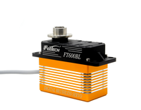 Servo Digital Industrial sin Escobillas Feite FT600BL 24V 600Kg, Carcasa de Aluminio, Engranajes de Acero, 180 Grados, Magnético, Piezas para Drones RC