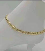 Chaîne cubaine Monaco étanche en or 14 carats, ensemble de bijoux 6 mm 8 10 Miami avec fermoir 6S pour femmes et hommes