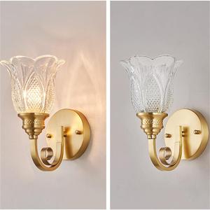 Retro Đèn Tường Brass Ánh Sáng Đèn Pha Lê Cổ Ngoài Trời Tường Ánh Sáng Cổ Điển Đèn Tường Trong Nhà Trang Trí Nội Thất Sang Trọng - Product Image 4