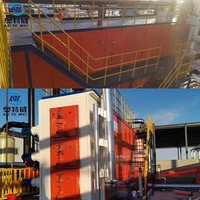 Usine de pyrolyse de pneus usagés entièrement automatique et continue de 15 TPD avec production de carbone noir, machine de craquage et pompe haute sécurité