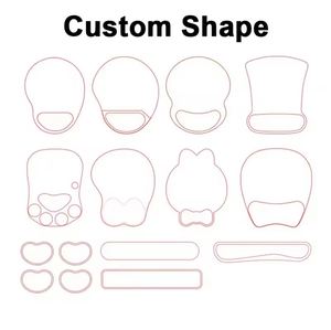 Factory Wholesale Customized <b>Mouse</b> Pad Promotion Business Desk Mat Rubber Pvc Printing Logo Wrist Rest Mousepads - Product Image 5