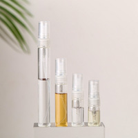 Parfum Tester Vial 2ml 3ml 5ml 10ml botol kaca isi ulang sampel parfum kosong botol semprot kaca Mini