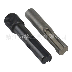 Lingxian 2pc Sds To 1/4 Adapter Rod 60mm Chrome Vanadium Alloy Steel Extension Hex Bit For Drill - Product Image 5