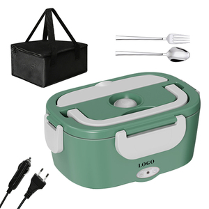 0728 50-60.c High Quality Portable Food Warmer Phone-holder-lid Fast <b>Heating</b> Travel Lunch Box 3 in 1 Mini Self - Product Image 1