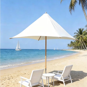 <span class=keywords><strong>Parasol</strong></span> de jardin <span class=keywords><strong>pliable</strong></span> moderne robuste sur mesure 4m 6m 8m pour terrasse, plage, protection solaire et pluie - Product Image 1