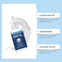 Suero Blanqueador Dental Líquido con Menta para Higiene Bucal 60ML, Elimina Manchas de Placa Amarilla y Negra en los Dientes