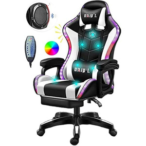 MOQ bajo Envío gratis Silla Gamer Silla <span class=keywords><strong>de</strong></span> juegos <span class=keywords><strong>de</strong></span> computadora barata Silla <span class=keywords><strong>de</strong></span> juegos <span class=keywords><strong>de</strong></span> carreras ajustable <span class=keywords><strong>de</strong></span> computadora con RGB y masaje - Product Image 2