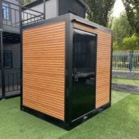 Conteneur extensible de haute qualité, toilettes mobiles, villa préfabriquée, salle de bain portable, maison de douche, appartement en panneaux sandwich