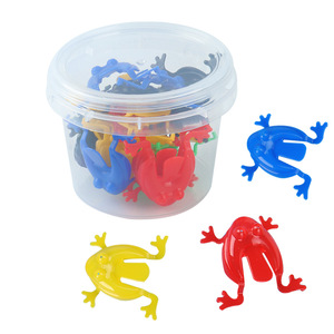 Jouet rebondissant grenouille sauteuse en plastique, petit seau, 12 pièces, pour enfants de 2 à 4 ans, jouet de bureau unisexe - Product Image 5