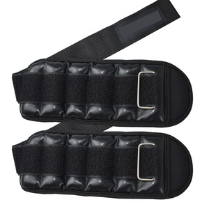 Nhà Phòng Tập Thể Dục Tập Thể Dục Trọng Lượng Màu Đen Biểu Tượng Tùy Chỉnh 0.5/1Kg/2Kg Cánh Tay Chân Bao Cát Tập Thể Dục Đào Tạo PU Da Mắt Cá Chân Trọng Lượng Với Logo - Product Image 2