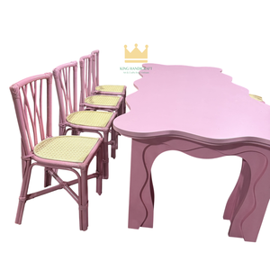 Chaise pour enfants en rotin faite à la main, éco-durable, pour événements et fêtes, chaise en osier naturel pour tout-petits, mobilier pour enfants durable, qualité d'exportation - Product Image 4