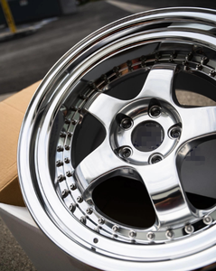 Lsgzl nouvelle conception à cinq rayons 40mm forgé 16/17/18/19/20 pouces roue en alliage de voiture argent/or/noir 5x120/5x130/5x114.3/<span class=keywords><strong>4x100</strong></span> Machine - Product Image 2