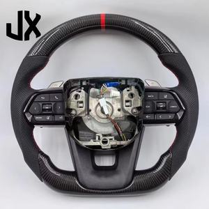 <span class=keywords><strong>พวงมาลัย</strong></span>คาร์บอนไฟเบอร์แบบกำหนดเองสำหรับรถยนต์โตโยต้า อัลฟาร์ด 20 30 แคมรี่ ไฮลักซ์ แลนด์ครุยเซอร์ LC200 LC300 ปราโด 120 150 200 - Product Image 4