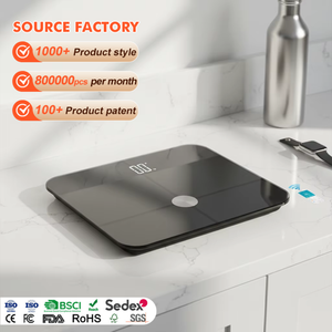 ITO強化ガラス <span class=keywords><strong>200kg</strong></span> 440ポンド インテリジェントリビングルーム ホテル 体組成計 脂肪計 - Product Image 1