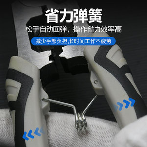 คีมตัดลวดอเนกประสงค์ 6 8 9 นิ้ว เหล็กคาร์บอนเกรดอุตสาหกรรม พร้อมปากเข็มและปากเฉียง สีแดง - Product Image 3