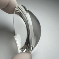 Lentille optique asphérique plan-convexe en silice fondue K9 avec revêtement antireflet pour la collimation laser et la vision industrielle