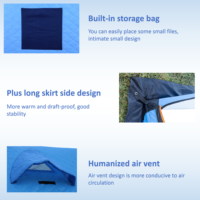 Pop Up personnalisé extérieur Mobile Sauna tente chambre Portable carré randonnée isolé Camping glaçon pêche tente hiver chaud tente