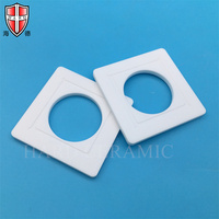 Piring Keramik Persegi ATZ Khusus dengan Lubang Tengah Alumina Toughened Zirconia